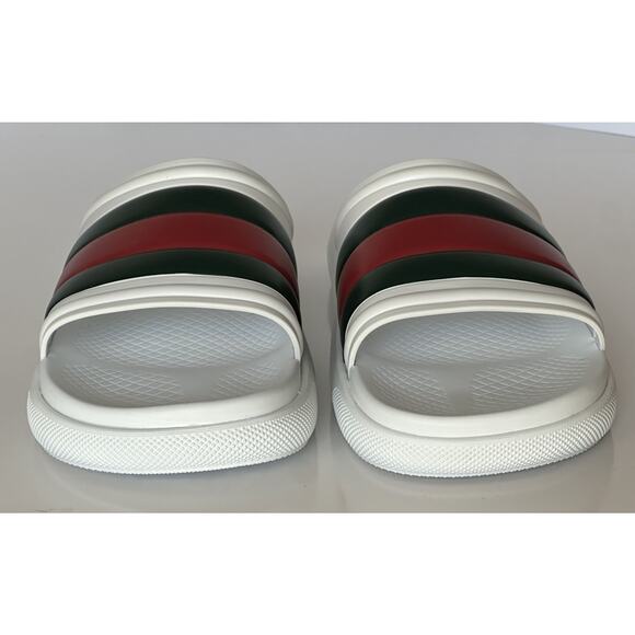 Gucci Men’s Rubber White/Green/Red Sandals 11.5 US (11 Gucci) 780286 main image 16